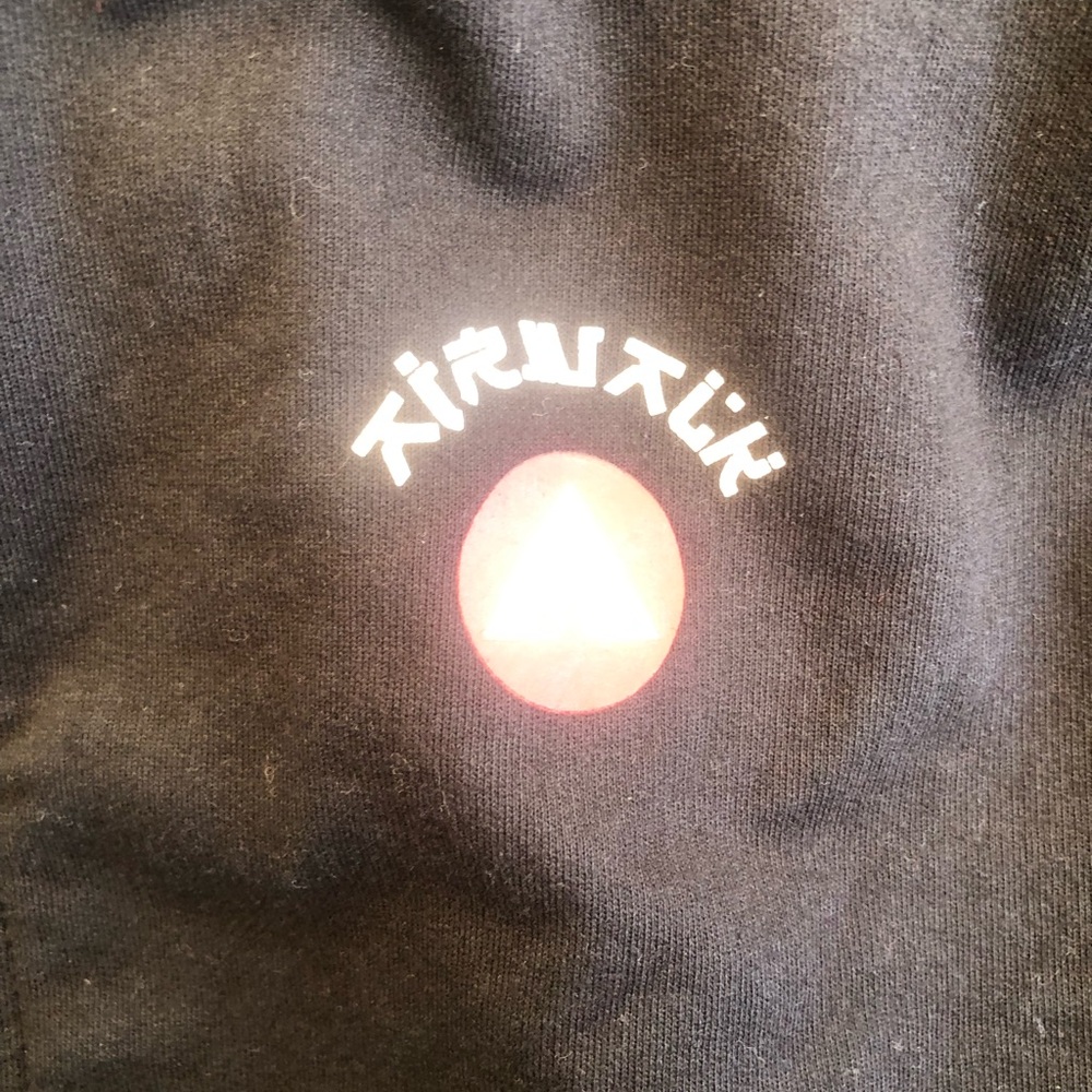 Airwalk Black Kids Hoodie with White & Red Graphic